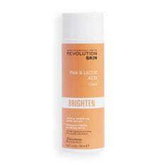 Revolution Skincare Brighten posvetlitveni tonik za kožo (PHA and Lactic Acid Gentle Toner) 200 ml