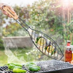 Northix Ribja košara za BBQ 