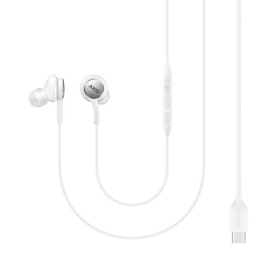 shumee AKG žične in-ear slušalke, USB-C konektor, bele barve