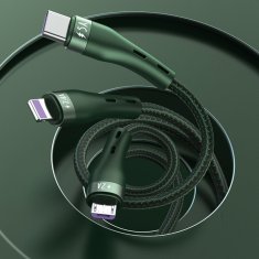 slomart proda quark pro 3v1 usb kabel - lightning / usb tipa c/ micro usb 5a 1,2 m črn (pd-b59th)