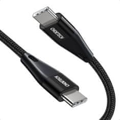 slomart choetech kabel usb tipa c - kabel za napajanje usb tipa c 60w 3a 1,2m črn (xcc-1003)