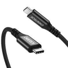 slomart choetech kabel za hitro polnjenje usb tip c - usb tip c 3.2 gen 2 100w power delivery 2m črn (xcc-1007)