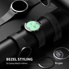 RINGKE Ovojnica okvir zaščitni obroč Watch 6 / 5 / 4 40mm Bezel Styling iz nerjavečega jekla srebro