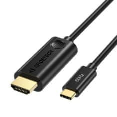 shumee Adapterski kabel z USB Type C - HDMI 2.0 4K 60Hz 1,8m črn