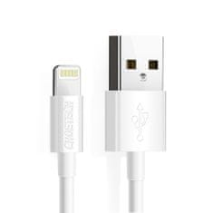 Choetech Kabel MFI USB - Lightning 1,2 m bele barve