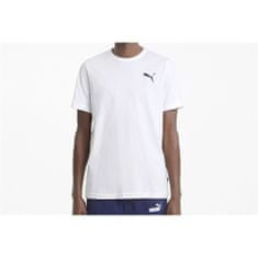 Puma Majice obutev za trening bela L Ess Small Logo Tee