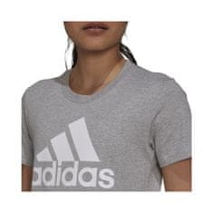 Adidas Majice obutev za trening siva M Essentials Logo Tee