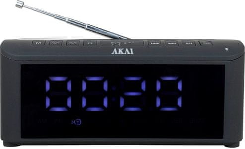 classic clock radio akai ACRB-1000 tehnologija bluetooth vgrajena baterija funkcija prostoročnega telefoniranja