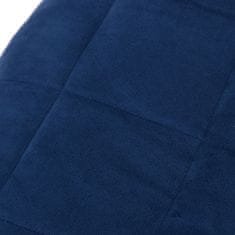 Greatstore Obtežena odeja modra 235x290 cm 11 kg blago