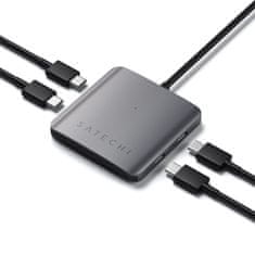 Satechi priklopna postaja, 4x USB-C, do 5 Gbps, siva - odprta embalaža