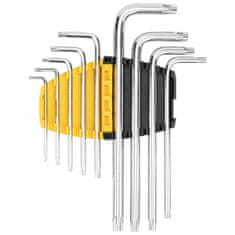 Deli Tools komplet ključev torx allen edl3091, t10-t50 (srebrni)