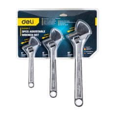 Deli Tools set ključev edl006a-3, 3 kosi