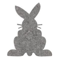 Homla RABBIT POCKET kovček za jedilni pribor iz klobučevine, 2 kosa. 21 cm