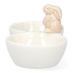 Homla BINDI porcelanova posoda za začimbe bela 11x6 cm