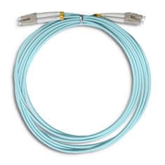 Qoltec qoltec patchcord optično vlakno lc/upc - lc/upc | multimode | 50/125 | om3 | duplex | 3m