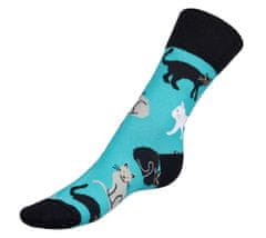 Nogavice Cat mint - 35-38 - mint