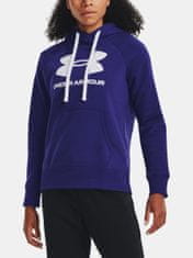 Under Armour Pulover Rival Fleece Logo Hoodie-BLU SM