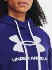 Under Armour Pulover Rival Fleece Logo Hoodie-BLU SM