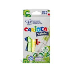 Carioca Flomastri za poslikavo tekstila Fabric komplet konica 6 mm 6 kosov 