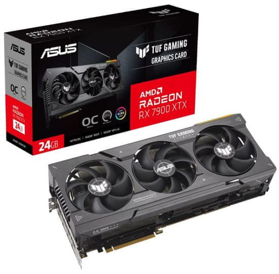 ASUS TUF Gaming Radeon RX 7900 XTX OC grafična kartica, 24 GB GDDR6 (90YV0IG0-M0NA00)