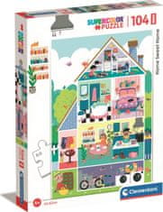 Clementoni Puzzle Home Sweet Home MAXI 104 kosov