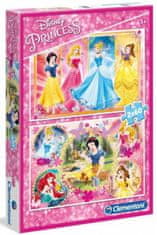 Clementoni Disneyjeve princese Puzzle: Prijatelji 2x60 kosov