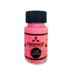 Cadence Akrilne barve Premium 50 ml, svetleče v temi, roza