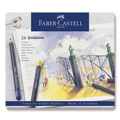 Faber-Castell Barvice Goldfaber 114724 pločevinasta škatla, 24 barv