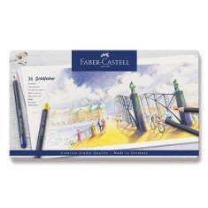 Faber-Castell Barvice Goldfaber 114736 pločevinasta škatla, 36 barv