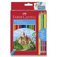 Faber-Castell Faber-Castellove barvice 36 barv + 6 barv