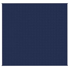Vidaxl Obtežena odeja modra 220x240 cm 11 kg blago