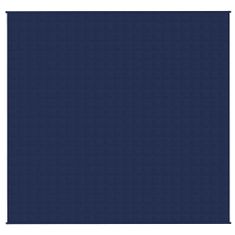 Vidaxl Obtežena odeja modra 220x240 cm 15 kg blago
