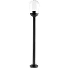 LUMILED Vrtna svetilka E27 črna stebrička OVALIS 100cm