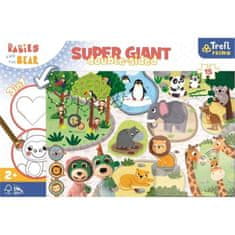 Trefl Puzzle ies and cubs in the zoo super giant 15 kosov - obojestransko