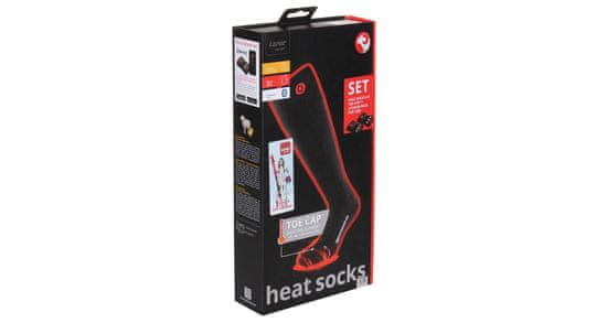 Lenz Heat Sock 4.0 Set ogrevanih nogavic črne M