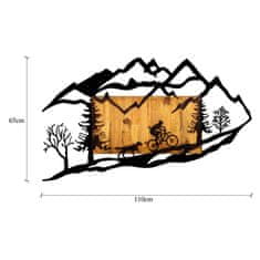 Wallity Dekorativni leseni stenski pripomoček