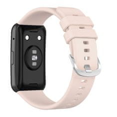 FIXED Silicone Strap pašček za Xiaomi Band 6, silikonski, roza (FIXSSTB-1054-PI)