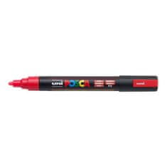 Uni-ball POSCA akrilni marker fluo rdeče barve 2,5 mm
