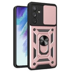 slomart hybrid armor camshield ohišje za samsung galaxy a54 5g oklepno ohišje s pokrovom za kamero roza