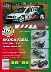 Škoda Fabia WRC ADAC Rallie Deutschland 2003/papirni model