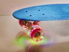 Aga Frisbee rolka za skateboard LED modra