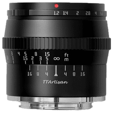 TTArtisan MF 50mm F/1,2 objektiv za MFT