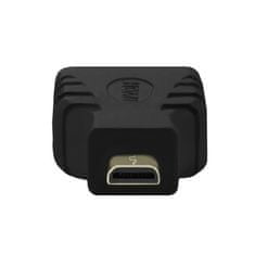 Qoltec adapter HDMI A ženski | Micro HDMI D moški