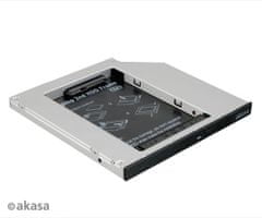 Akasa Zmanjšanje za 2,5" HDD namesto tankega SATA v NB