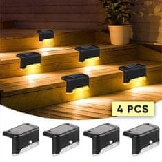 Cool Mango Zunanje solarne LED svetilke, osvetlitev stopnišča (4 kompleti luči) - Decky