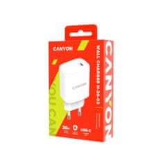 Canyon H-20-02 hišni polnilec, 20 W, PD, USB-C (CNE-CHA20W02)