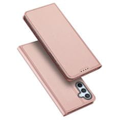 slomart dux ducis skin pro case za samsung galaxy a54 5g flip cover card wallet stand pink