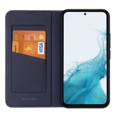 slomart dux ducis skin x2 etui za samsung galaxy a54 5g flip cover denarnica stojalo blue