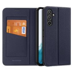 slomart dux ducis skin x2 etui za samsung galaxy a54 5g flip cover denarnica stojalo blue