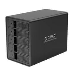 Orico zunanje ohišje za 5 hdd 3,5" usb 3.0 tip b, raid